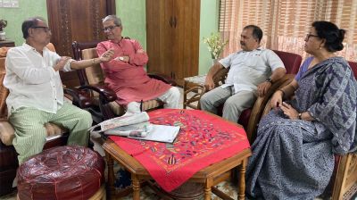 আ স ম রবের বাসভবনে মির্জা ফখরুল