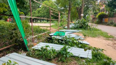 মাস্টারপ্ল্যান ছাড়া জাবির চারুকলা অনুষদের কাজ রুখে দিলো শিক্ষার্থীরা