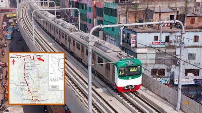 আশুলিয়ার বদলে টঙ্গী যাচ্ছে মেট্রোরেল