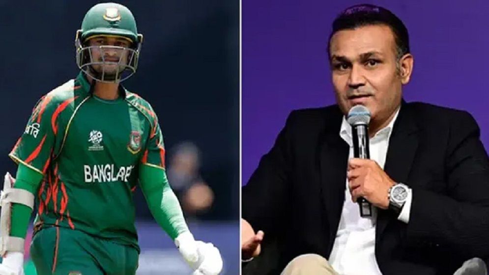 আবারো সাকিবকে নিয়ে বিস্ফোরক মন্তব্য শেবাগের