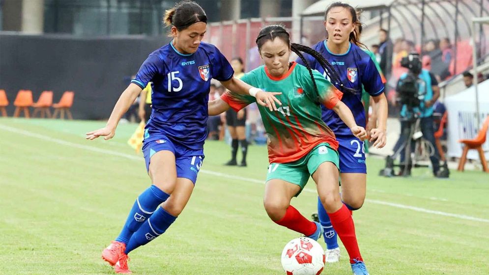 তাইপের বিপক্ষে লড়াই করে হারলো বাংলাদেশ