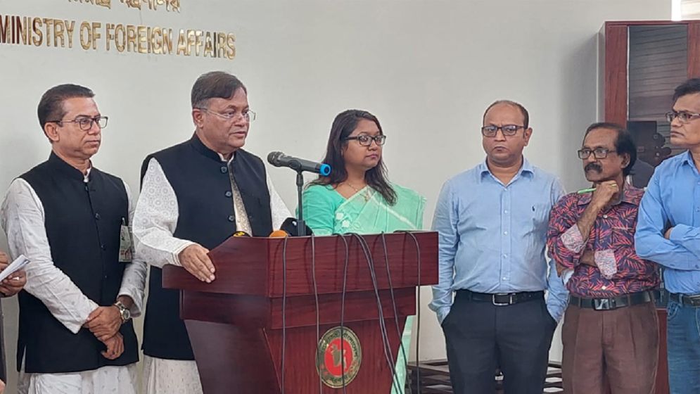 প্রধানমন্ত্রীর দিল্লি সফরে তিস্তা প্রকল্প নিয়ে চীন প্রসঙ্গ আসেনি : পররাষ্ট্রমন্ত্রী