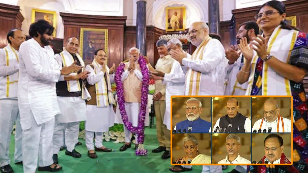 মোদির মন্ত্রিসভায় শপথ নিলেন যারা