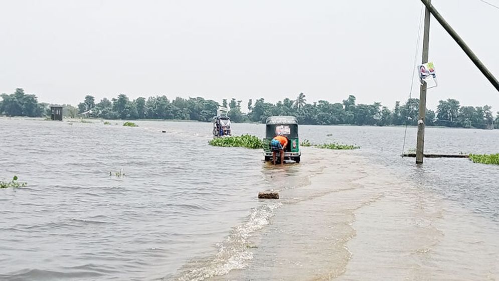 আবারো বাড়ছে সুনামগঞ্জের নদ-নদীর পানি