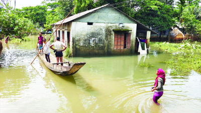 পানি কমলেও দুর্ভোগ কমেনি