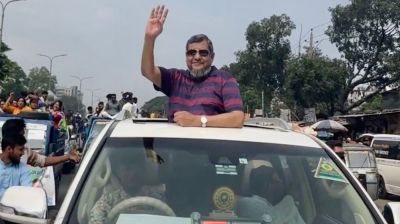 ২০০ গাড়ি নিয়ে আ.লীগের প্রতিষ্ঠাবার্ষিকীর শোভাযাত্রায় এমপি নিখিল