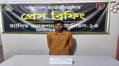 নীলফামারীতে ধর্ষণ ও পর্নোগ্রাফি মামলার আসামি গ্রেপ্তার