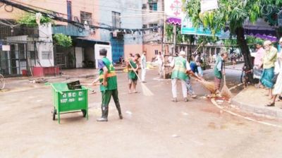 ঢাকা দক্ষিণ সিটির ৬৪টি ওয়ার্ডে শতভাগ বর্জ্য অপসারণ