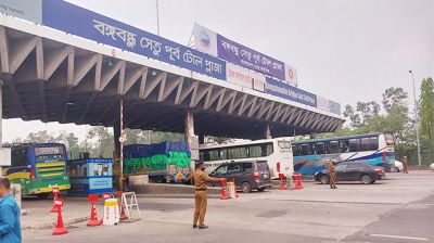 ২৪ ঘণ্টায় বঙ্গবন্ধু সেতুতে টোল আদায় প্রায় আড়াই কোটি টাকা