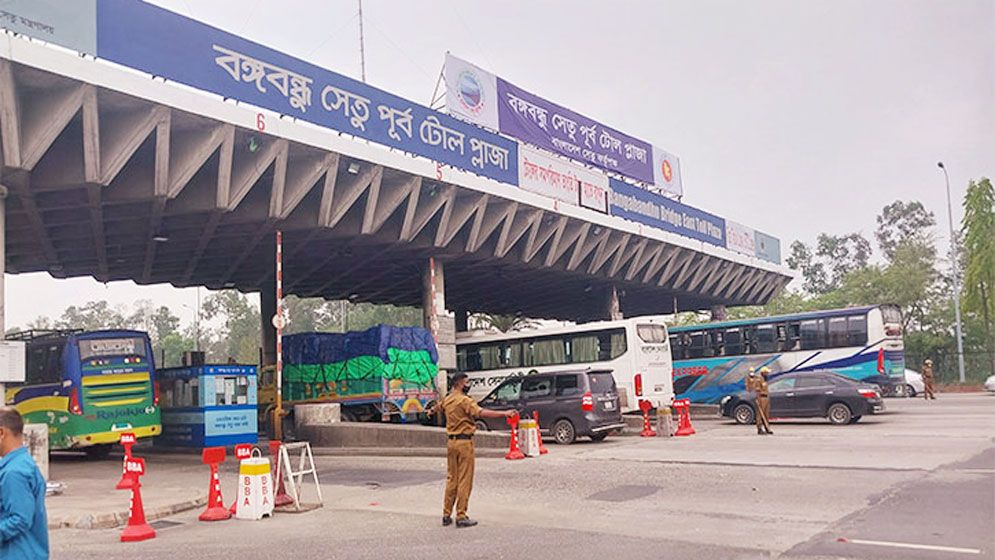 ২৪ ঘণ্টায় বঙ্গবন্ধু সেতুতে টোল আদায় প্রায় আড়াই কোটি টাকা