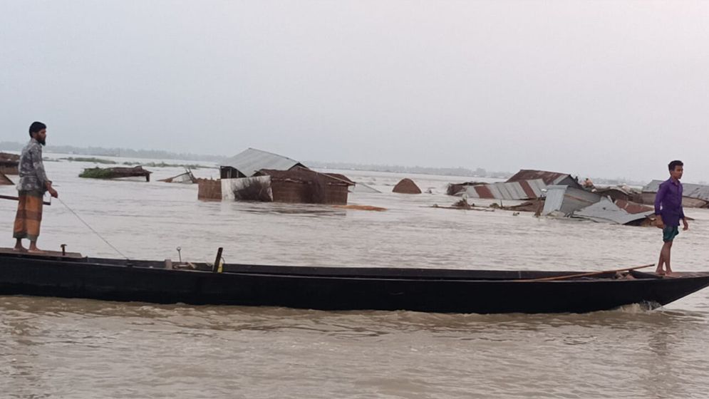 গাইবান্ধায় বন্যা পরিস্থিতির আরো অবনতি