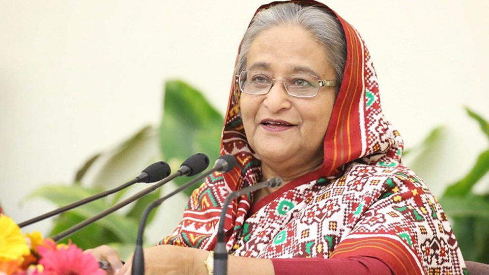বাবার ছেলেবেলার স্কুলে গিয়ে যে বার্তা দিলেন শেখ হাসিনা
