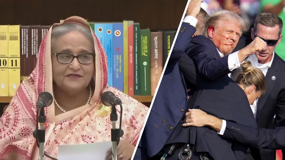 ডোনাল্ড ট্রাম্পের ওপর হামলার নিন্দা করেছেন প্রধানমন্ত্রী