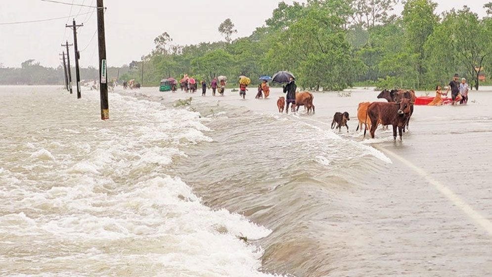 ফের সুনামগঞ্জে বন্যার শঙ্কা