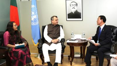 নিউইয়র্কে পরিবেশমন্ত্রীর সঙ্গে জাপানের পরিবেশ প্রতিমন্ত্রীর বৈঠক