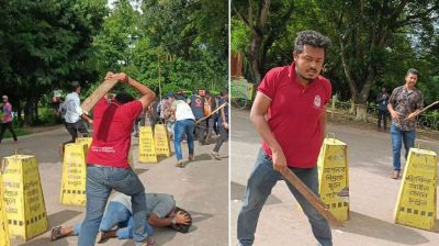 হামলায় জড়িতদের আবাসিক হলে ঢুকতে না দেয়ার ঘোষণা