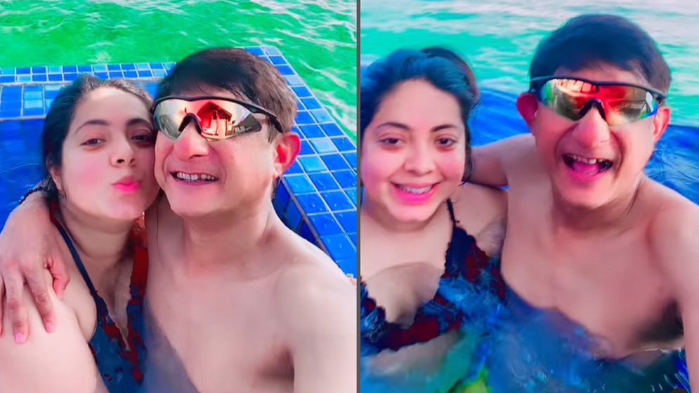 হানিমুনে গিয়ে খোলামেলা কাঞ্চন-শ্রীময়ী (ভিডিও)