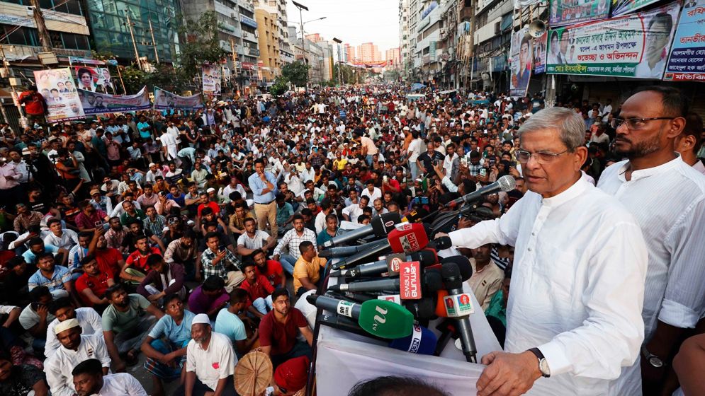 অন্তর্বর্তী সরকারকে ক্ষমতা হস্তান্তর পর্যন্ত সহযোগিতা করা হবে: মির্জা ফখরুল