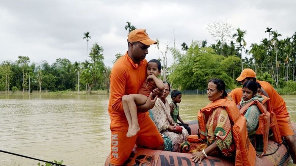 ভারতের ত্রিপুরায় ভয়াবহ বন্যায় নিহত ১০