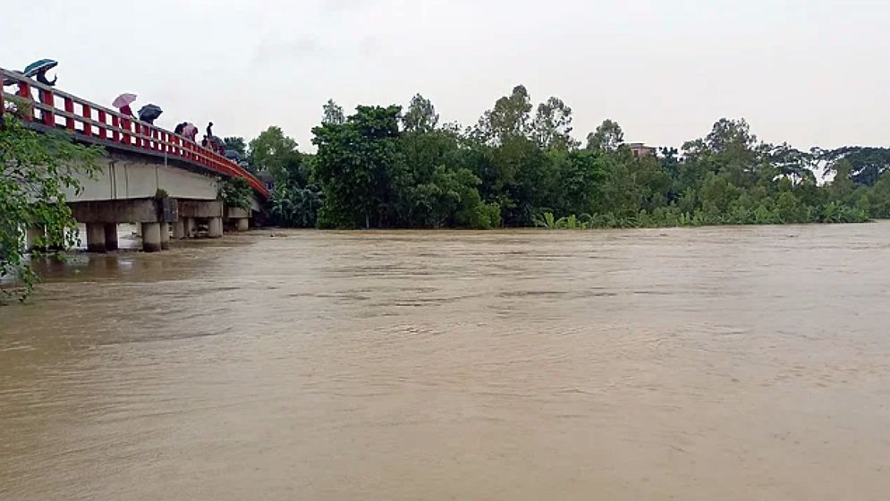 হবিগঞ্জে খোয়াই নদের পানি বিপৎসীমার ১৯৫ সেন্টিমিটার ওপরে