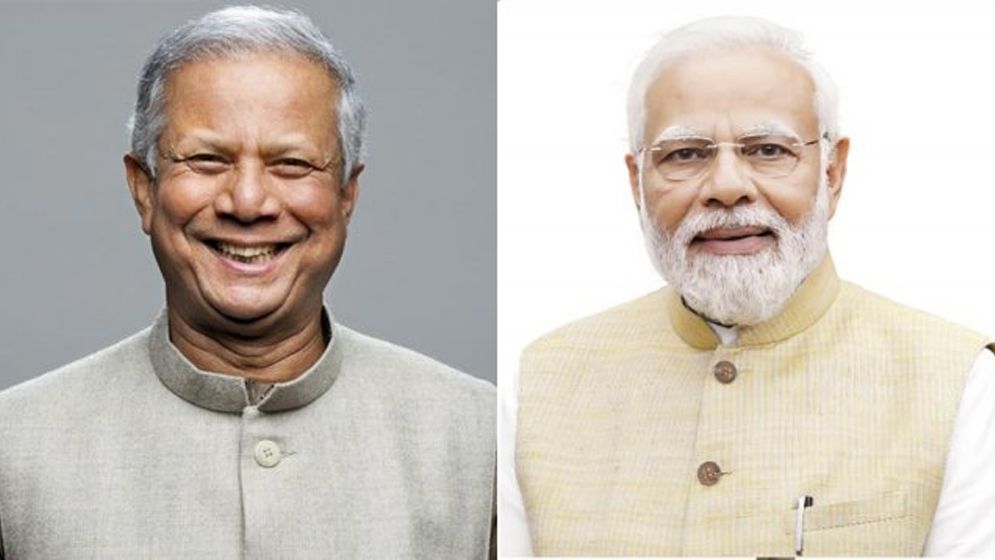 নরেন্দ্র মোদিকে ঢাকায় আসার আমন্ত্রণ জানিয়েছেন ড. ইউনূস