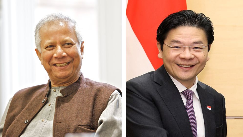 ড. ইউনূসকে স্বাগত জানালেন সিঙ্গাপুরের প্রধানমন্ত্রী