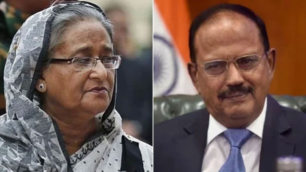 শেখ হাসিনার সঙ্গে ভারতের নিরাপত্তা উপদেষ্টার সাক্ষাৎ