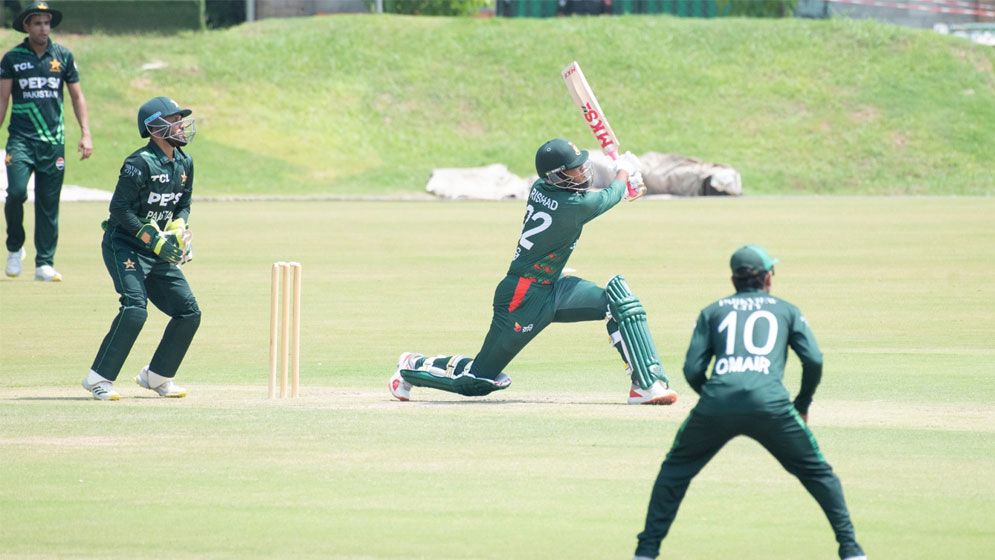 পাকিস্তানে ১৮৩ রানে অলআউট বাংলাদেশ ‘এ’