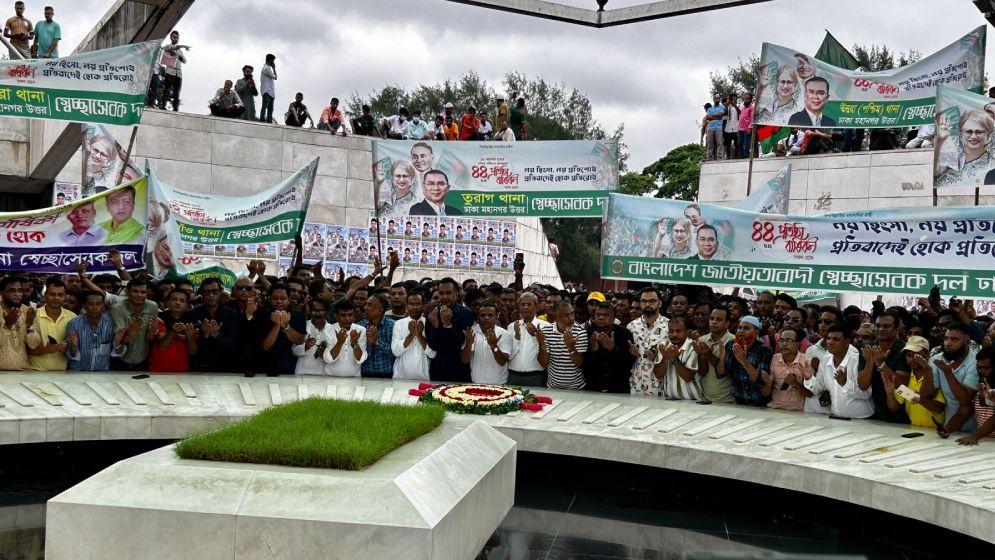গণতন্ত্র, সাম্য ও মানবিক বাংলাদেশ গড়তে চাই: মির্জা ফখরুল