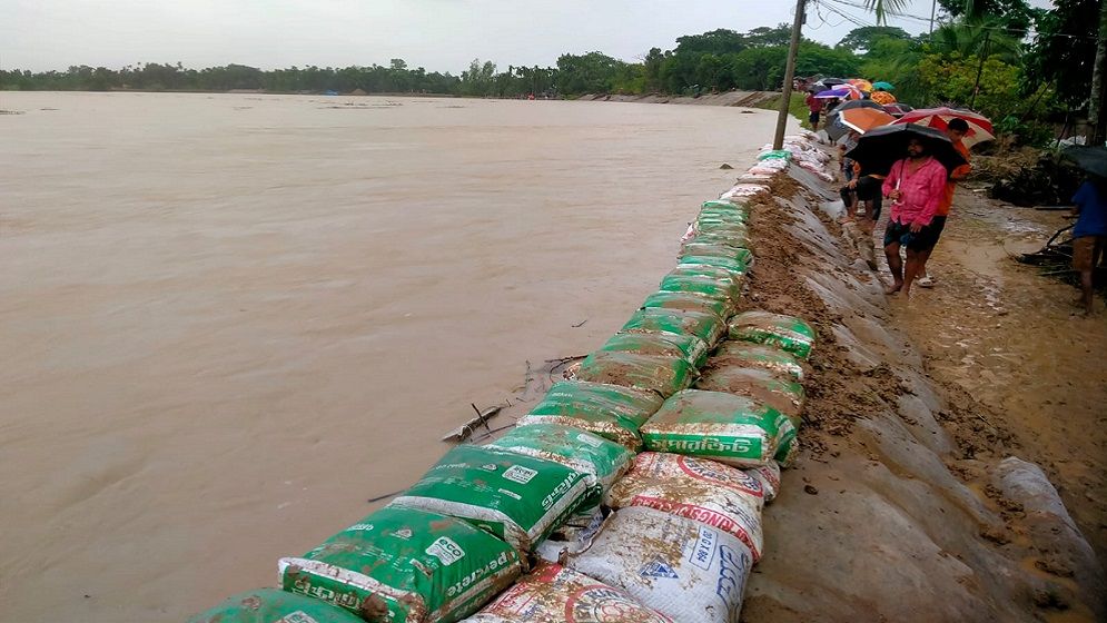 কুলাউড়ার মনু নদী ও গোগালীছড়ায় ভাঙন: ৫ ইউনিয়ন প্লাবিত