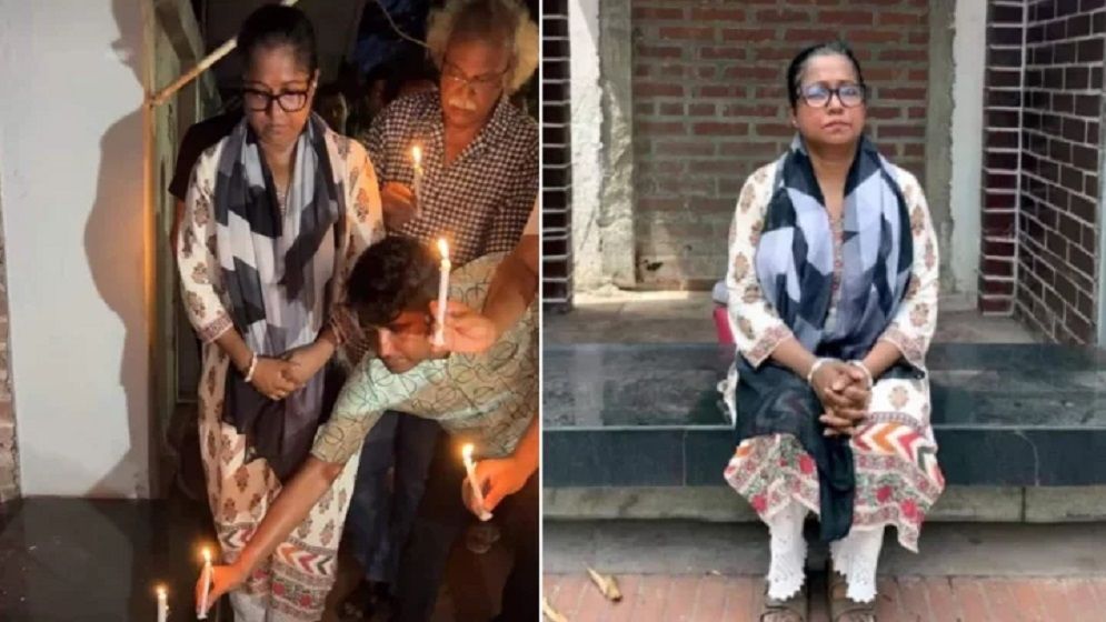 বঙ্গবন্ধুর বাসভবনে প্রদীপ প্রজ্বলন, রোকেয়া প্রাচীর ওপর হামলা