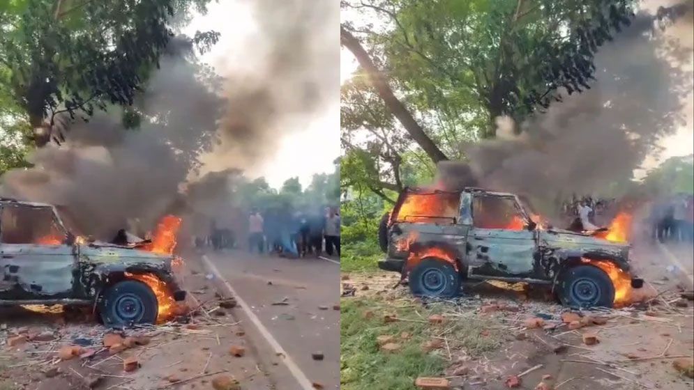 গোপালগঞ্জে সেনাবাহিনীর গাড়ি ভাঙচুর-আগুন, আইএসপিআরের বিবৃতি