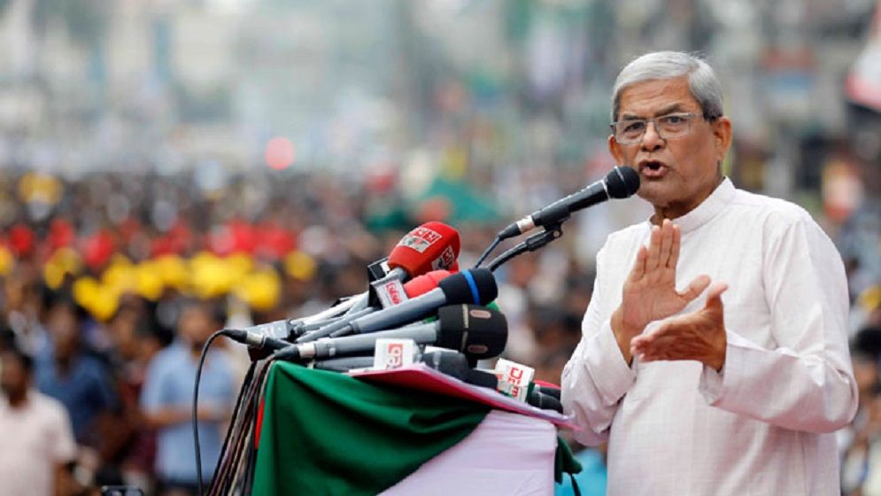 সরকারের বিরুদ্ধে জনগণ ‘একাট্টা’ হচ্ছে: মির্জা ফখরুল