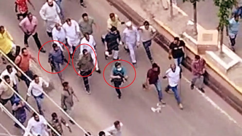 শিক্ষার্থীদের ওপর গুলি চালান যুগান্তর, ডিবিসি ও দেশ রূপান্তরের সাংবাদিক