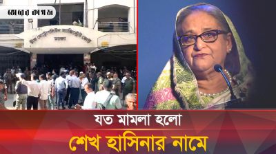 শেখ হাসিনা ক্ষমতাচ্যুত হয়ে দেশ ছাড়ার পর যতগুলো মামলা হলো
