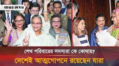 শেখ পরিবারের সবাই কি দেশ ছেড়েছেন?
