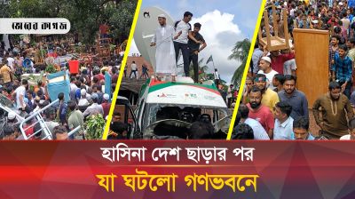 যেভাবে গণভবন দখলে নিয়ে জিনিসপত্র নিয়ে গেল সাধারণ জনতা