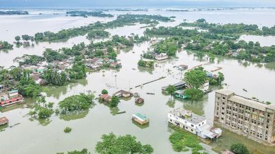 বন্যার্তদের জন্য দুর্যোগ ব্যবস্থাপনা সহায়তা সেল গঠন