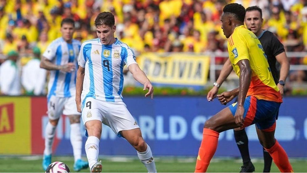 কলম্বিয়ার বিপক্ষে আর্জেন্টিনার হার