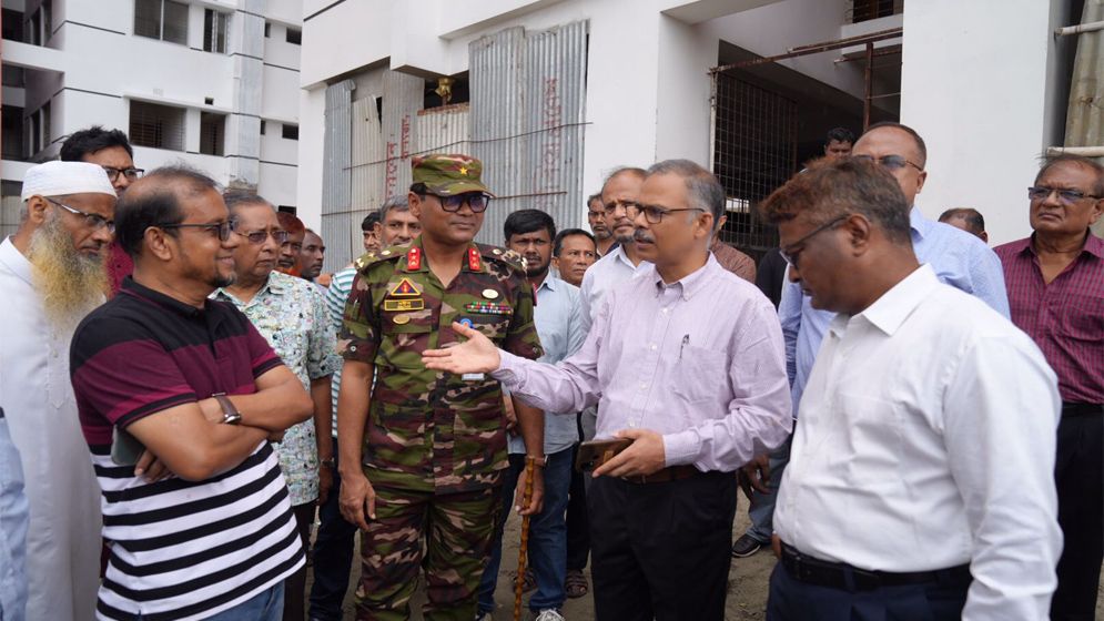 প্রকল্প পরিদর্শন করেছেন মাহমুদুল হাসান