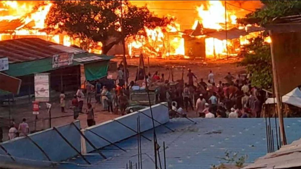খাগড়াছড়ির দীঘিনালায় সংঘর্ষ, অগ্নি সংযোগ