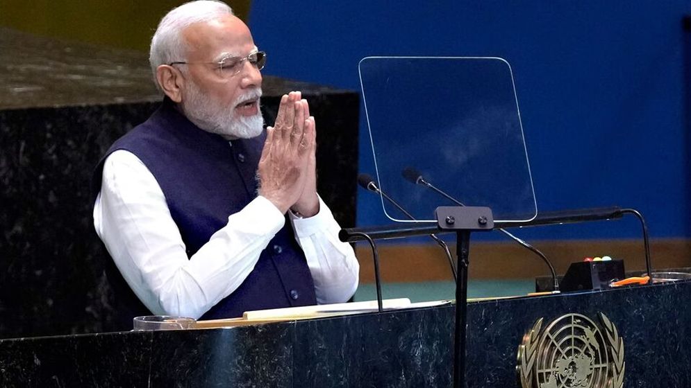 মানবতার সাফল্য সম্মিলিত শক্তির মধ্যে, যুদ্ধের ময়দানে নয় : মোদি