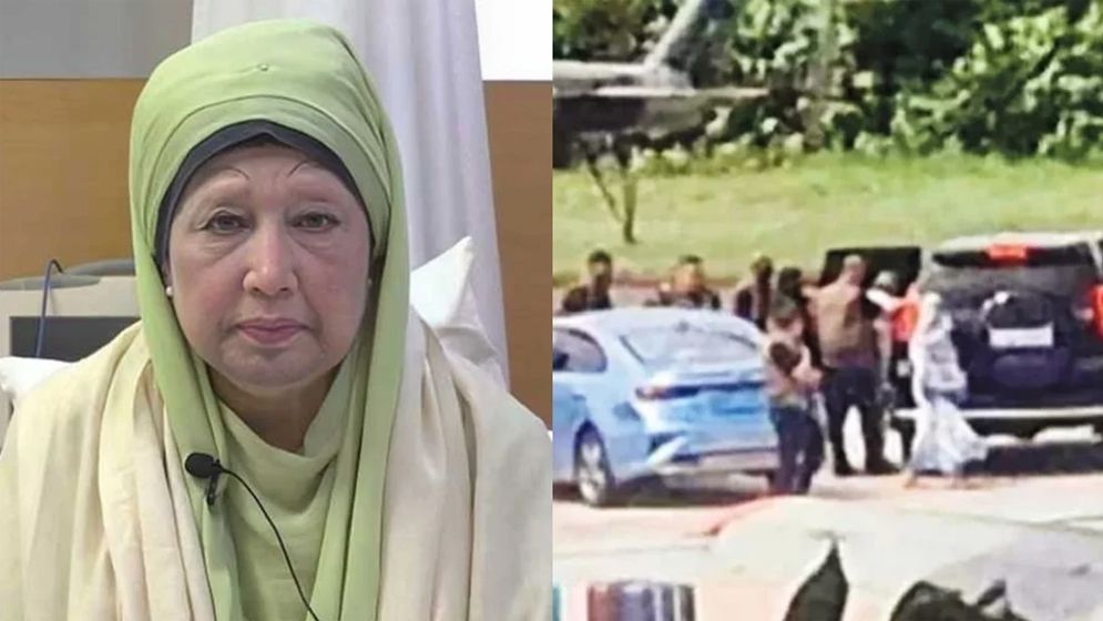 শেখ হাসিনার দেশ ছাড়ার দৃশ্য দেখে সেদিন যা বলেছিলেন খালেদা জিয়া