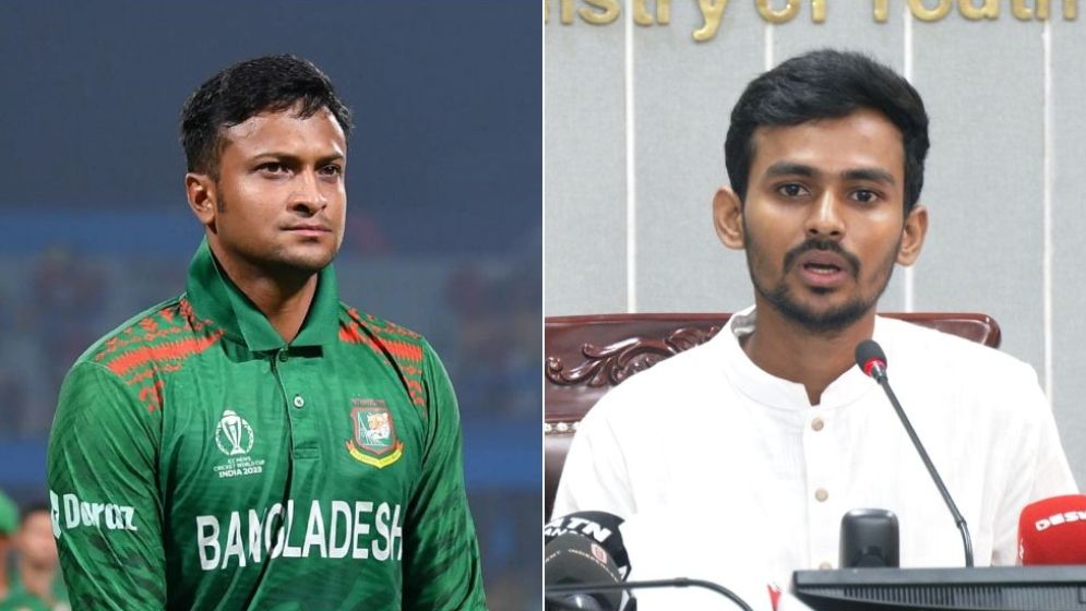 সাকিবকে ‘রাজনৈতিক অবস্থান’ স্পষ্ট করতে বললেন ক্রীড়া উপদেষ্টা