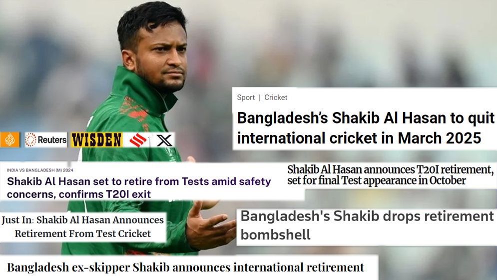 বিশ্ব গণমাধ্যমে আলোচনায় সাকিব, টুইটারে ঝড়