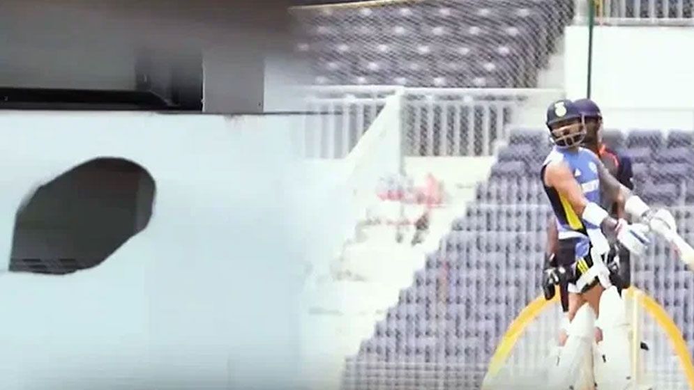 কোহলির ছক্কায় ভাঙল চিদাম্বরম স্টেডিয়ামের দেয়াল