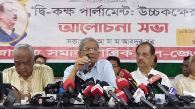 একটি মহল অন্তর্বর্তী সরকারকে অনির্দিষ্টকাল ক্ষমতায় রাখতে চায়: মির্জা ফখরুল