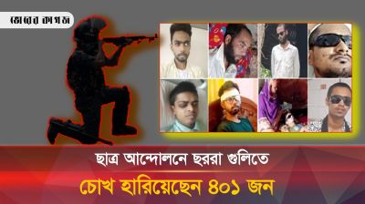 বৈষম্যবিরোধী আন্দোলনে ছররা গুলিতে দুই চোখের দৃষ্টি হারিয়েছেন যারা 