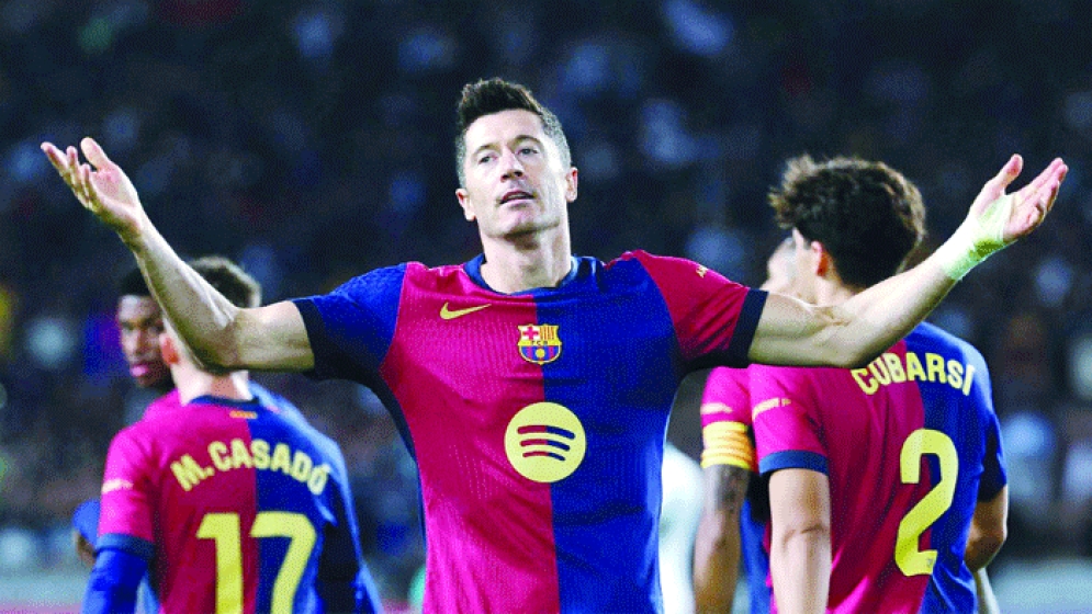 বার্সার মান বাঁচালেন লেভানদোভস্কি