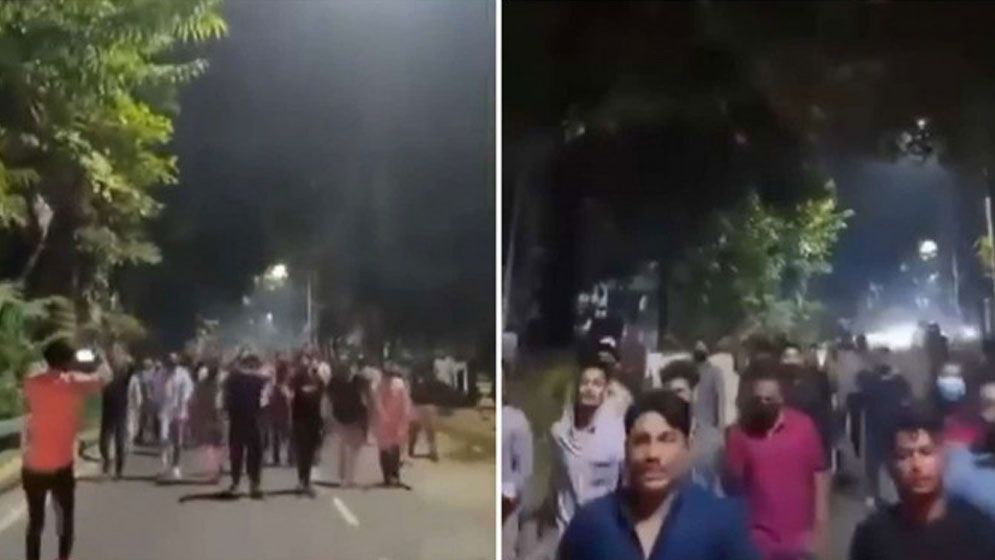 ছাত্রলীগ-যুবলীগের ঝটিকা মিছিল